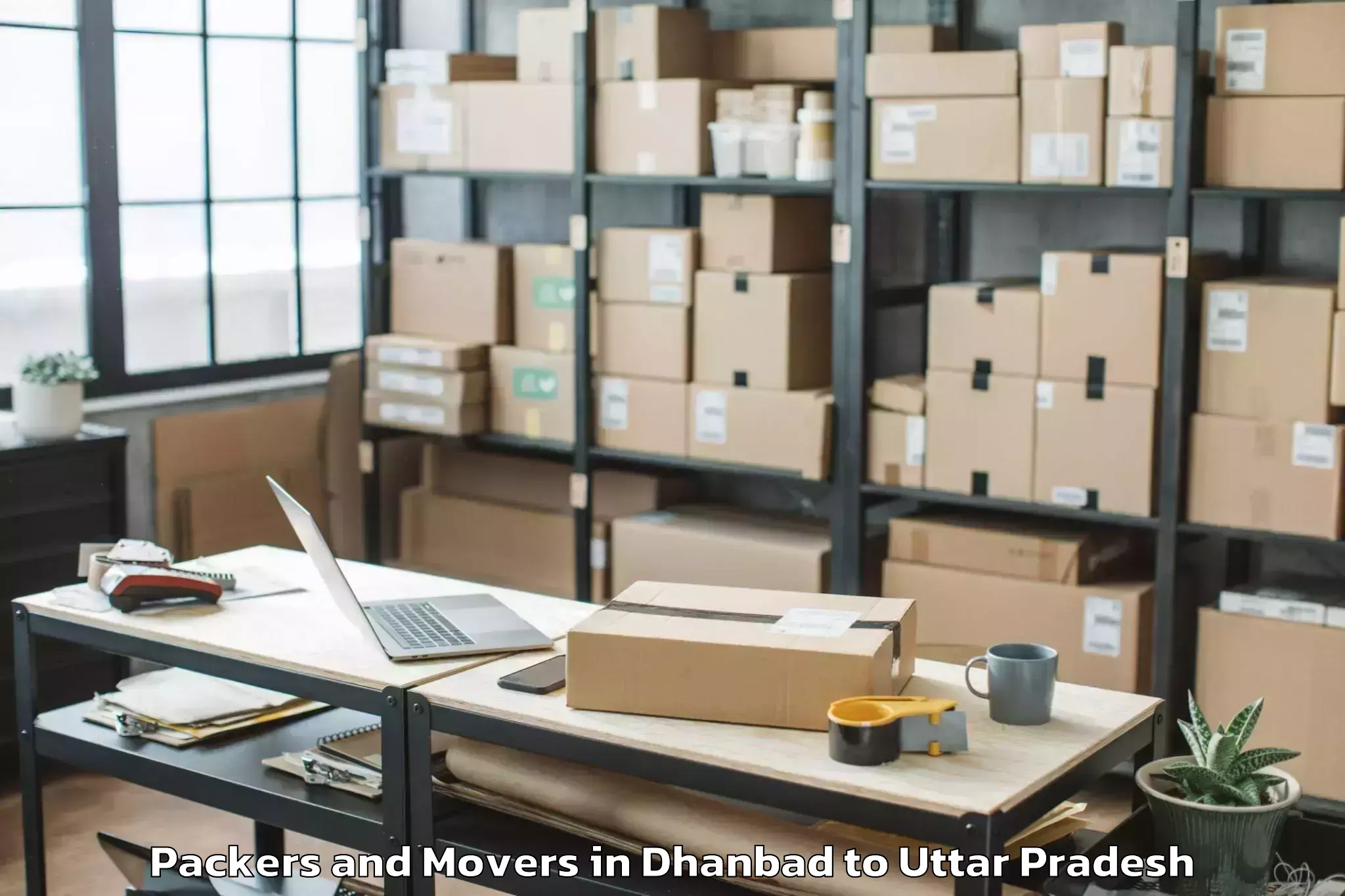 Book Dhanbad to Galgotias University Noida Packers And Movers Online